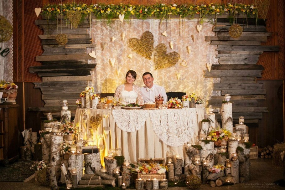 Свадьба в стиле рустик
