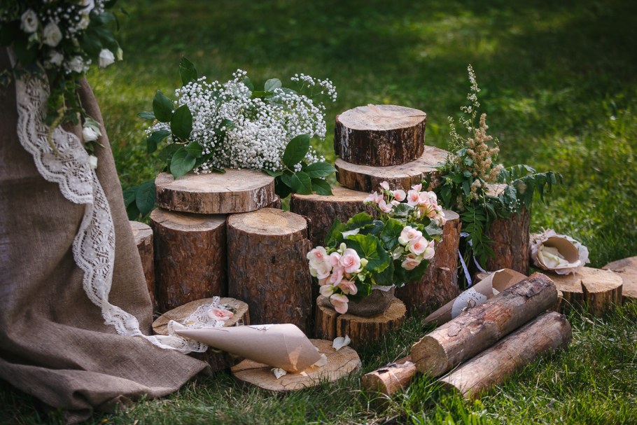 Эко рустик свадьба