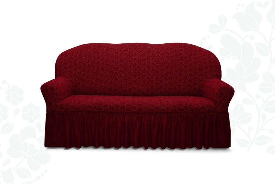 Чехол на диван Картекс жаккардовый