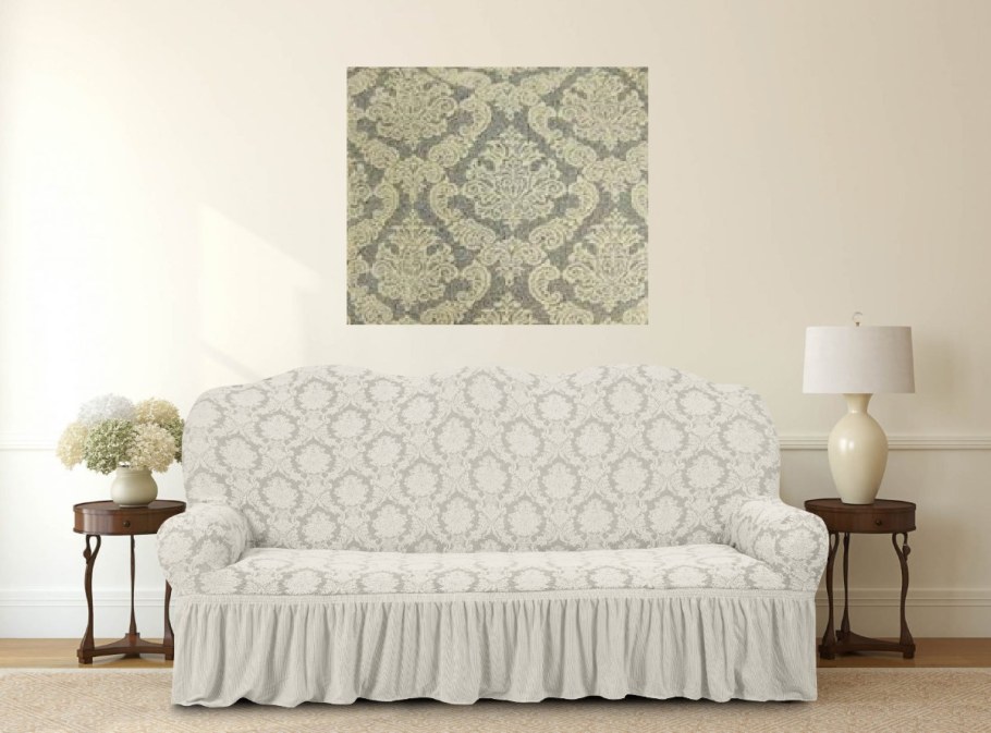 Чехол на диван и 2 кресла жаккард Мелисса