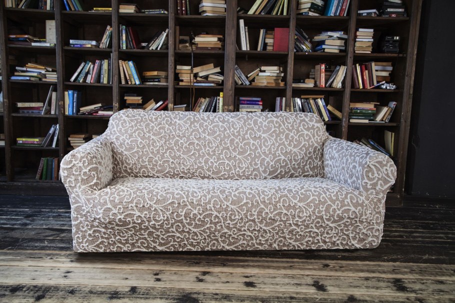 Чехол на диван и 2 кресла жаккард Мелисса