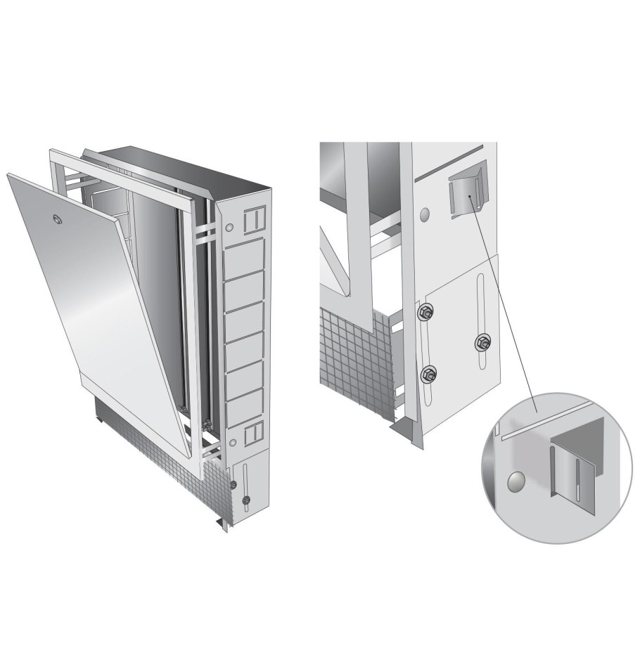 Шкаф коллекторный Stout ШРН-4