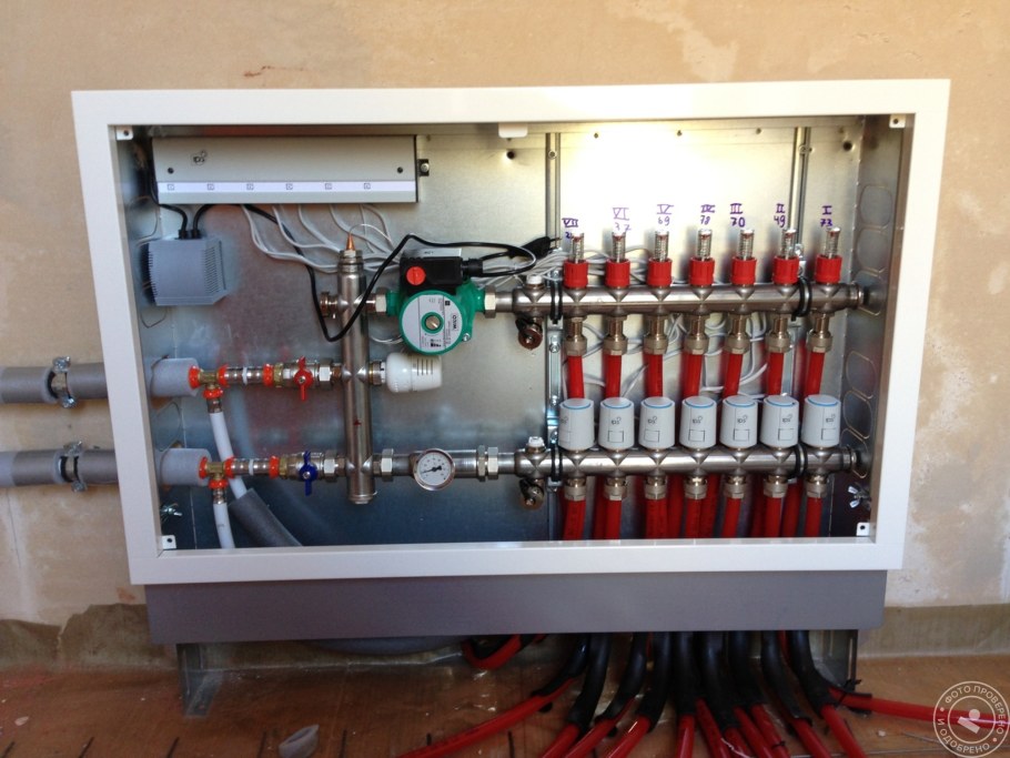 Коллекторный шкаф накладной NT 555x160m