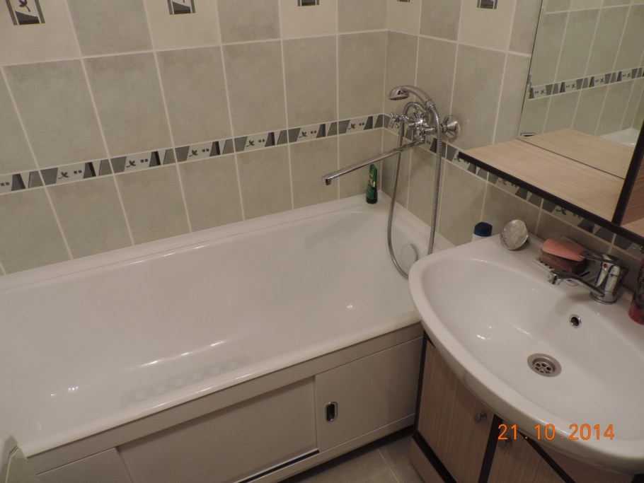 Ванная комната в хрущевке без ремонта