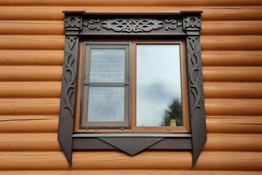 Владимирская пропильная резьба наличники