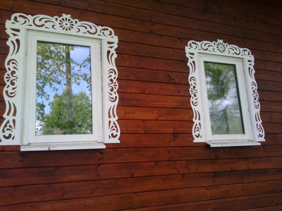 Красивые деревянные окна