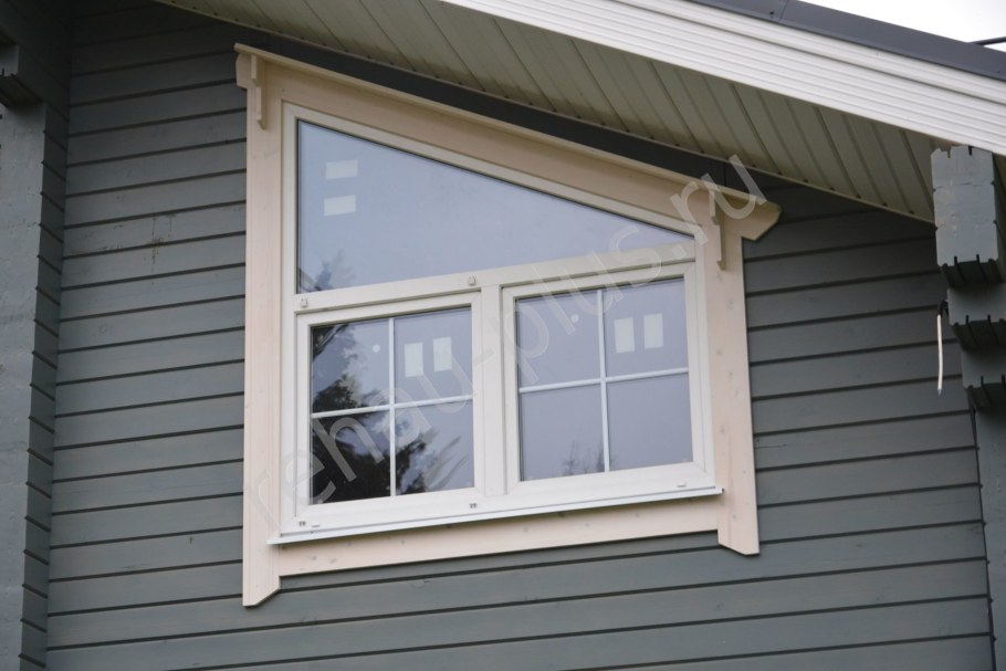 Окна в деревянном доме