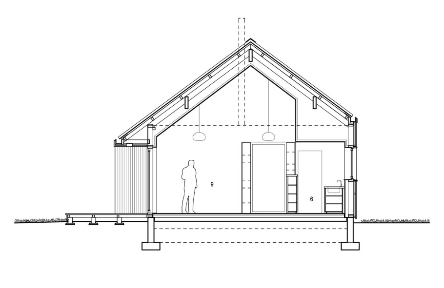 Узел примыкания кровли к парапету