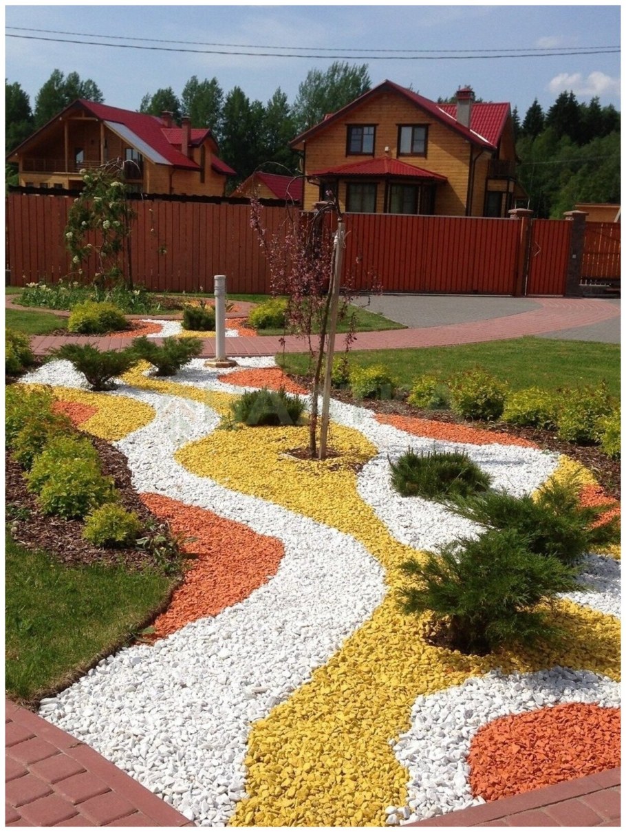 Цветной щебень