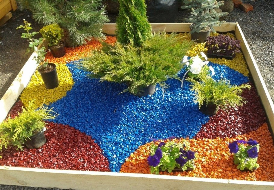 Мульча мраморная крошка