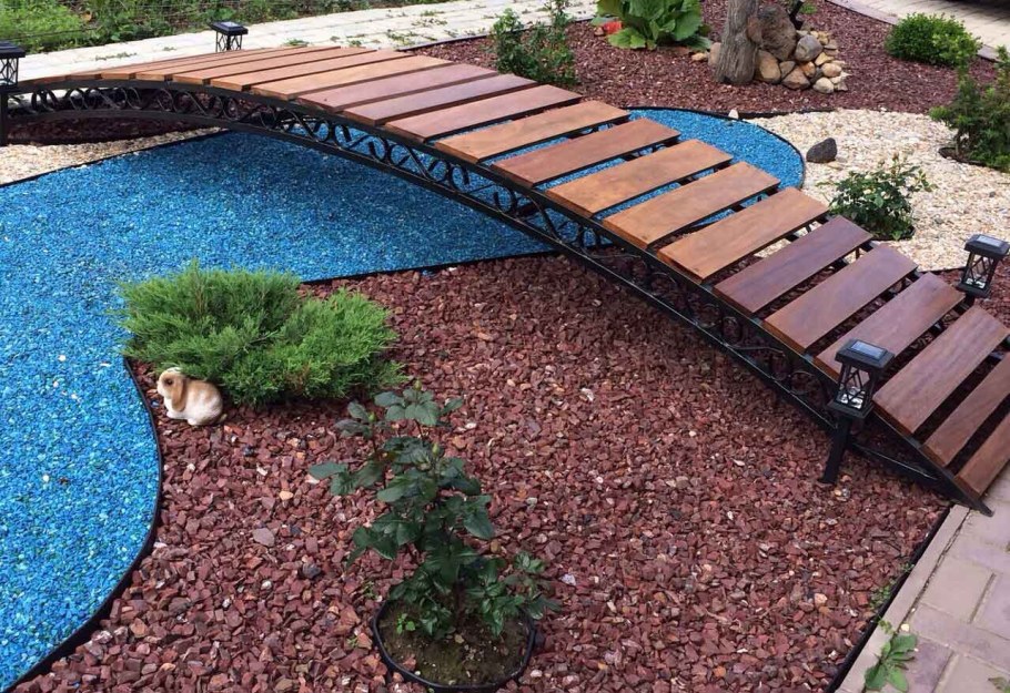 Щебень цветной декоративный