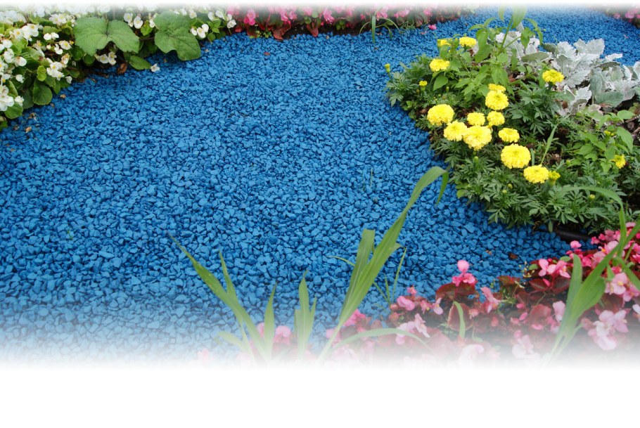 Щебень цветной декоративный