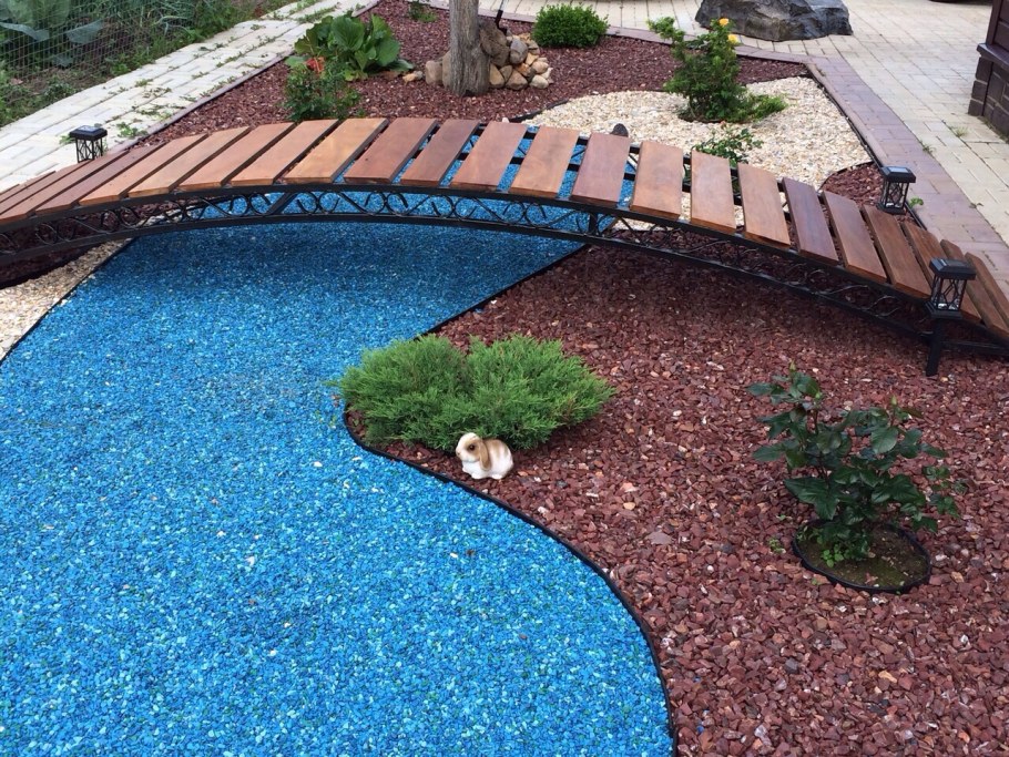 Щебень цветной декоративный