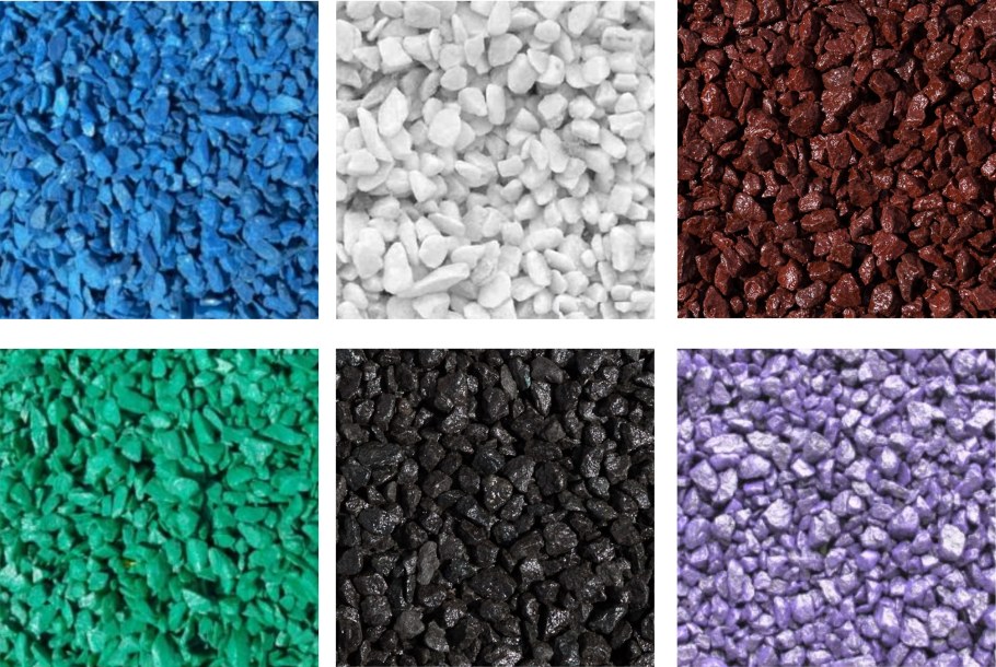 Гранитный гравий 10-20 розовый