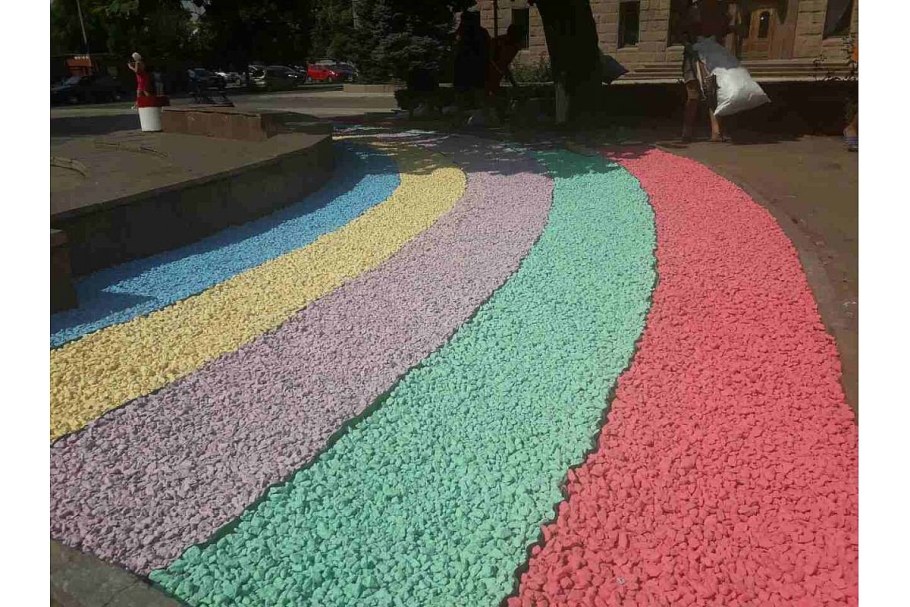 Крошка декоративная цветная