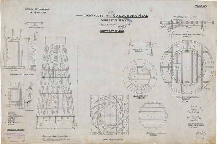 Чертежи маяка на острове сухо
