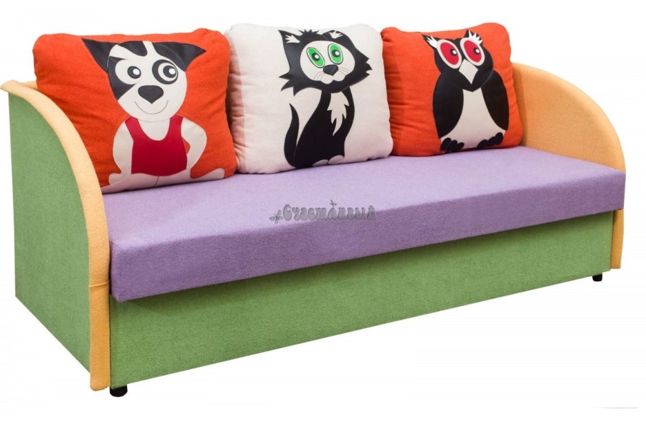 Детский диван розовый