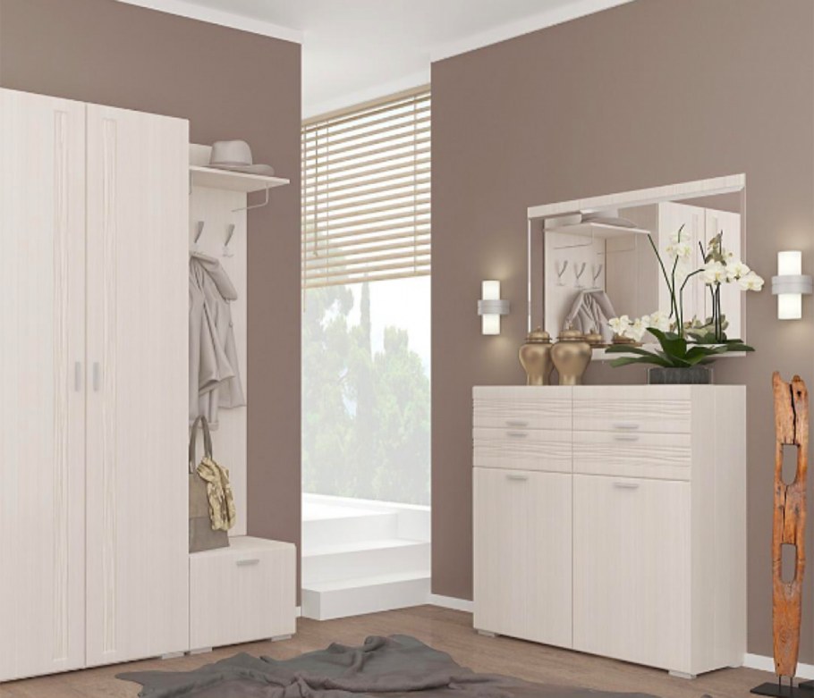 Шкаф для одежды 4-дверный Ника-Люкс 160,2х205,6х54,6 см, бодега белая