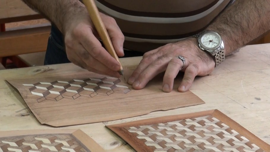 Технологии мозаики по дереву