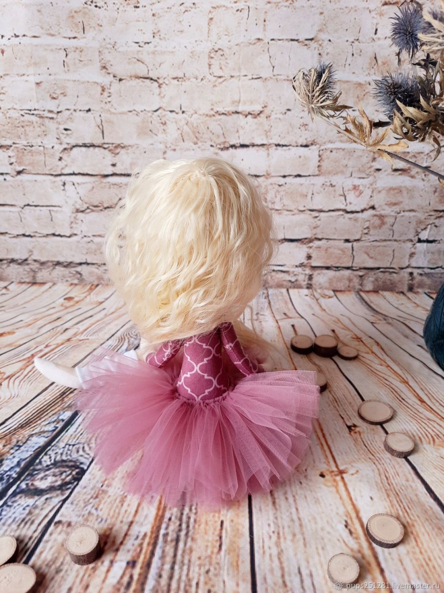 Куколка балерина из свадебного платья