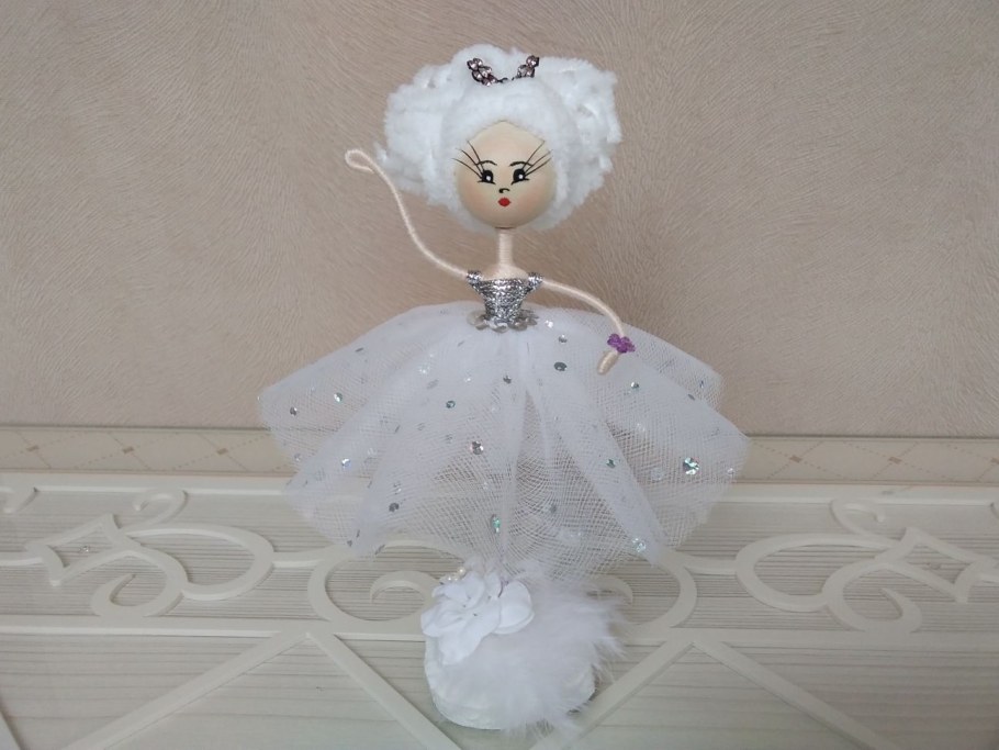 Балерина черный лебедь кукла