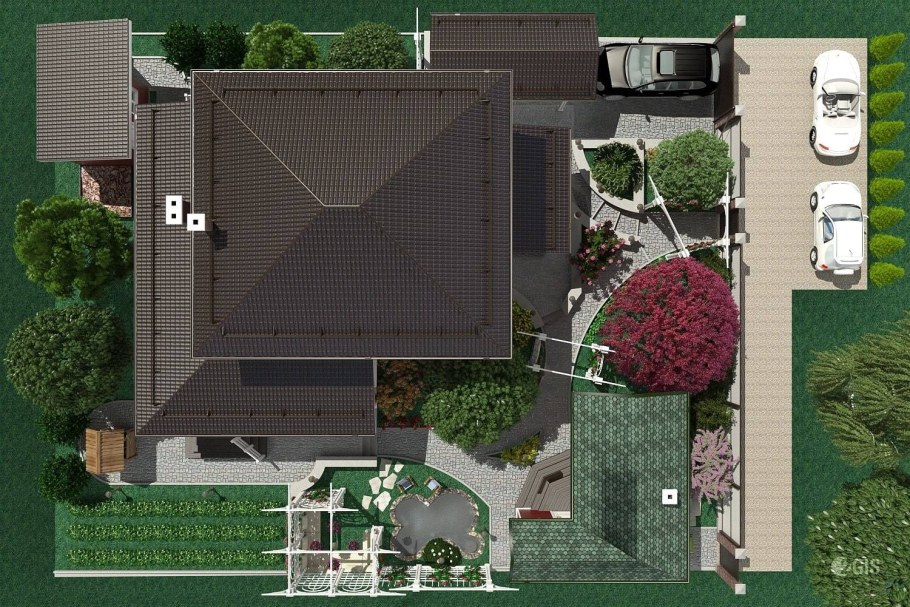 Планировка участка 13.5 соток