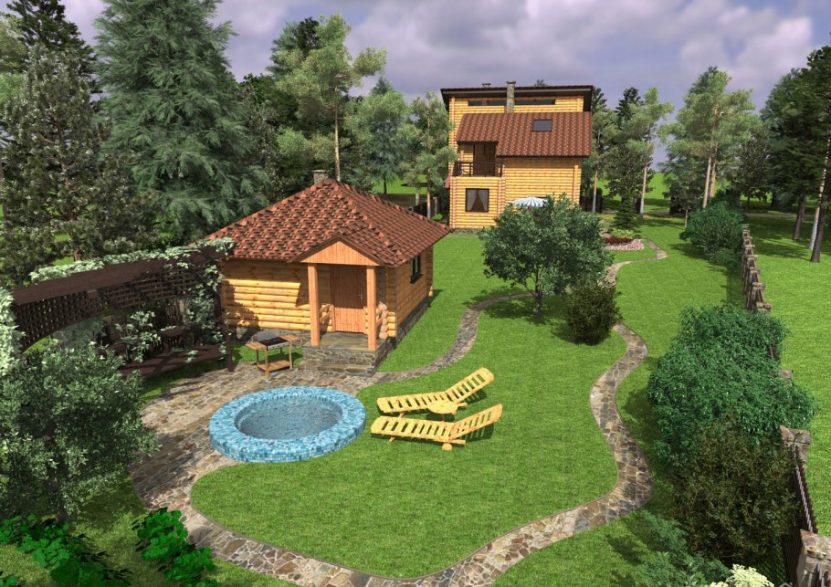 Планировка дачного участка