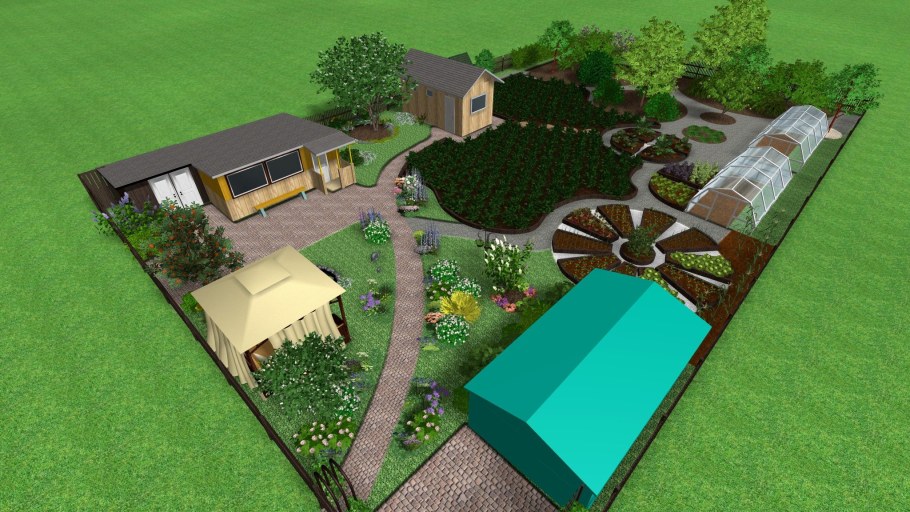 Планировка дачного участка