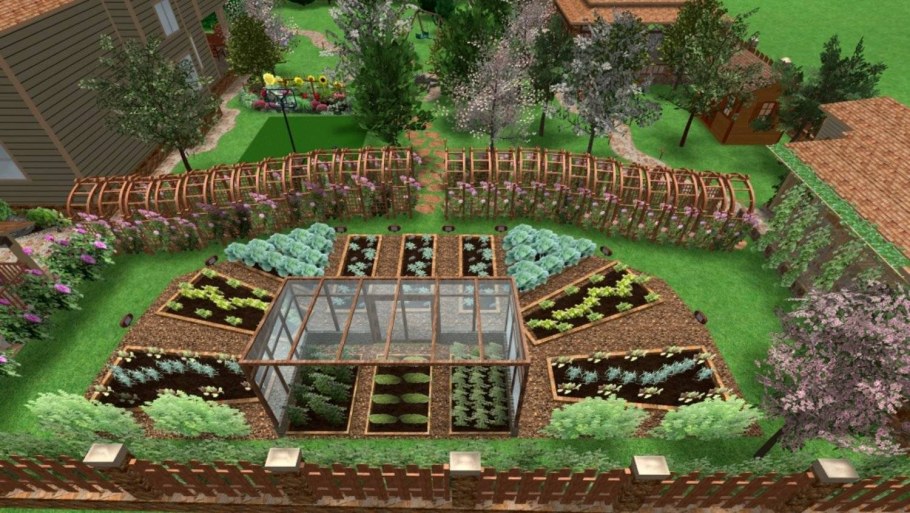 Планировка земельного участка 7 соток