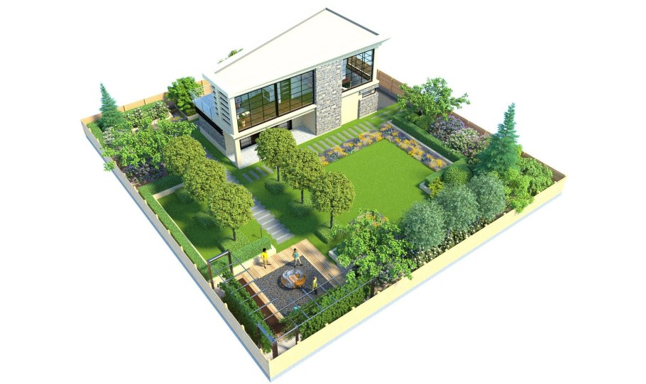 Дом с гаражом и баня на участке 6 соток планировка