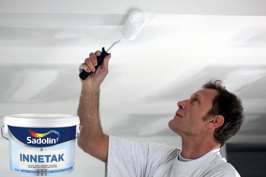 Акриловая краска для потолка