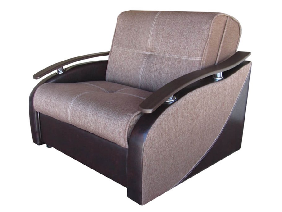 Кресло-кровать со столиком в подлокотнике
