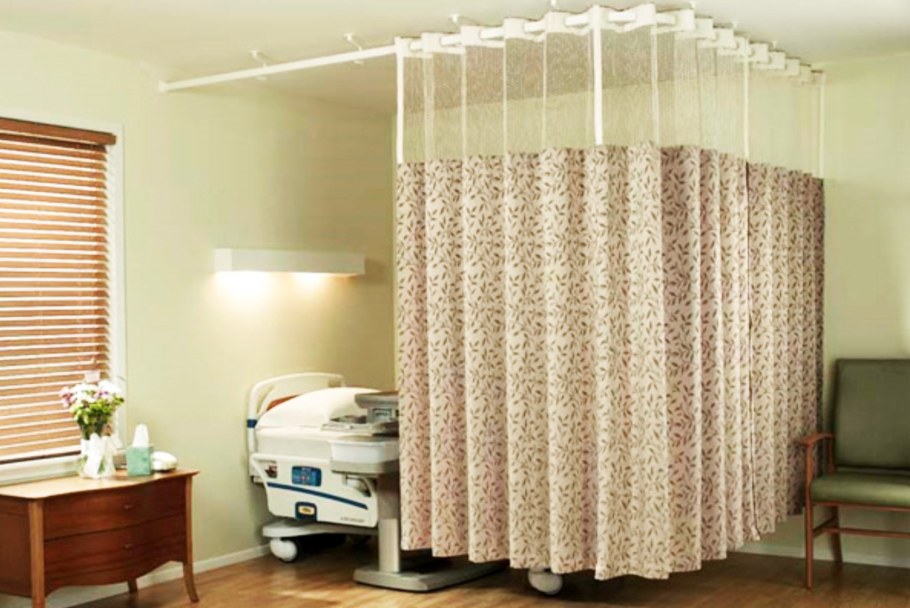 Штанга для шторы в комнату для зонирования