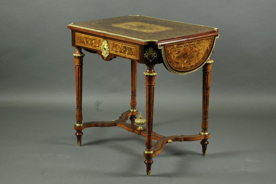 Ломберный стол карельская береза