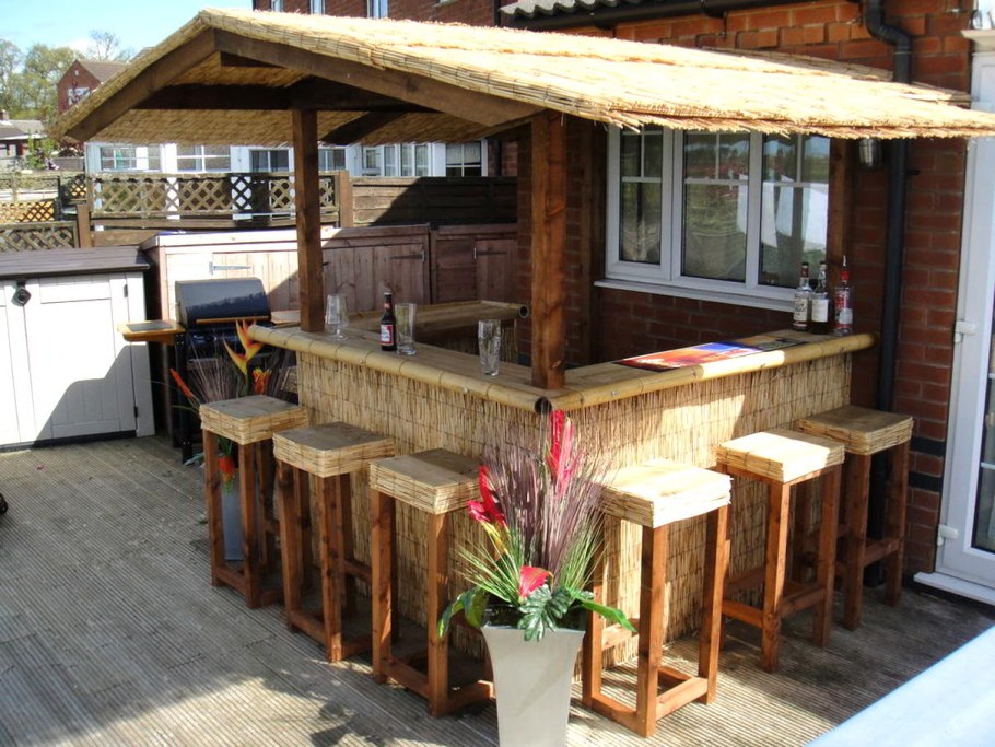 Барная стойка из поддонов