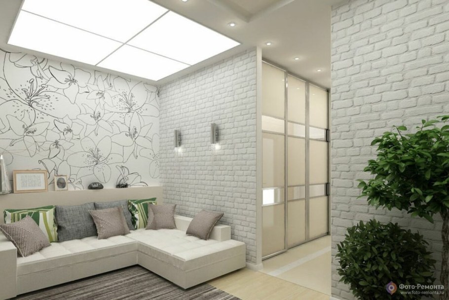 Дизайн однокомнатной квартиры 45кв