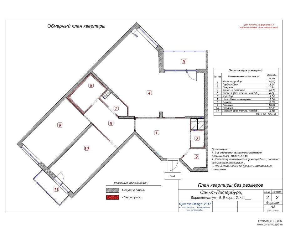 Обмер квартиры