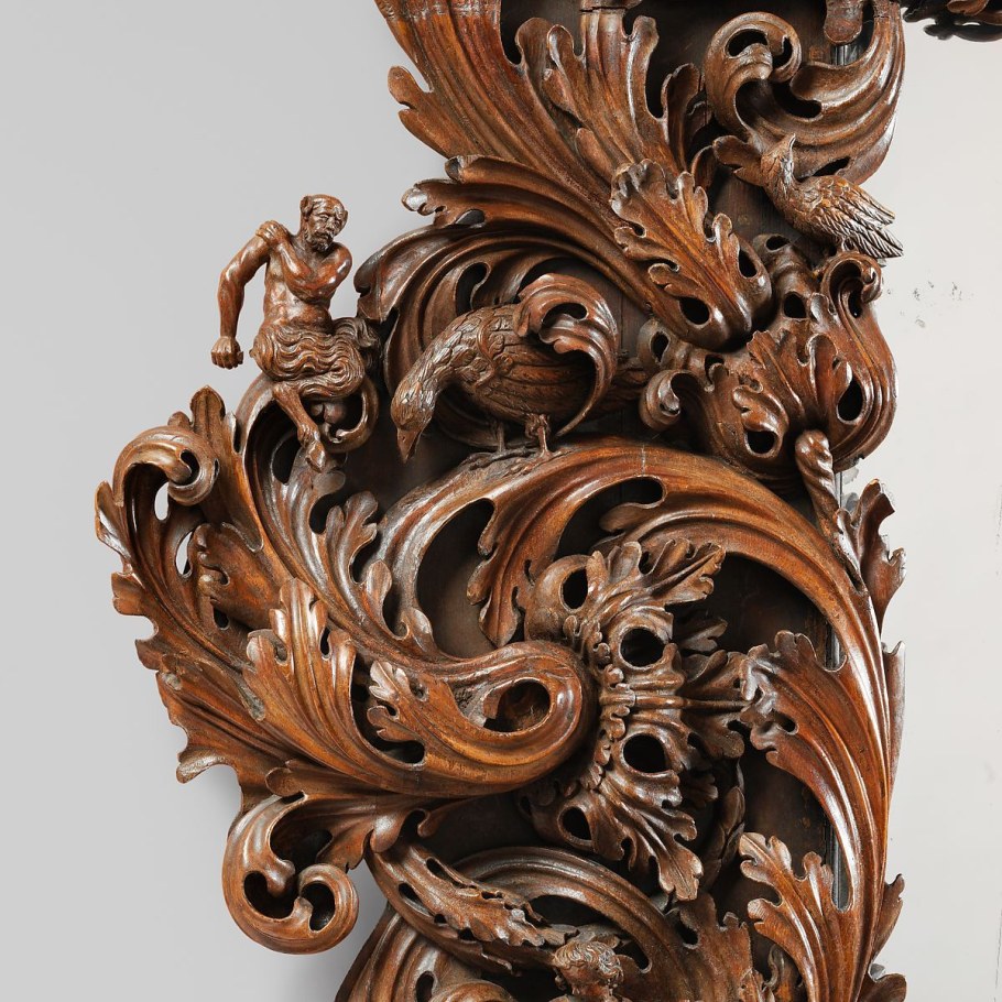 Резьба по дереву Барокко розетки