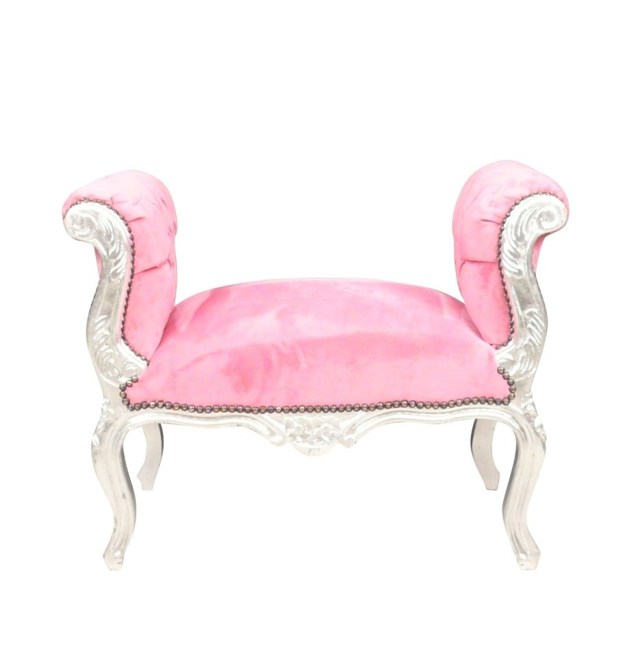 Розовый стул Барокко