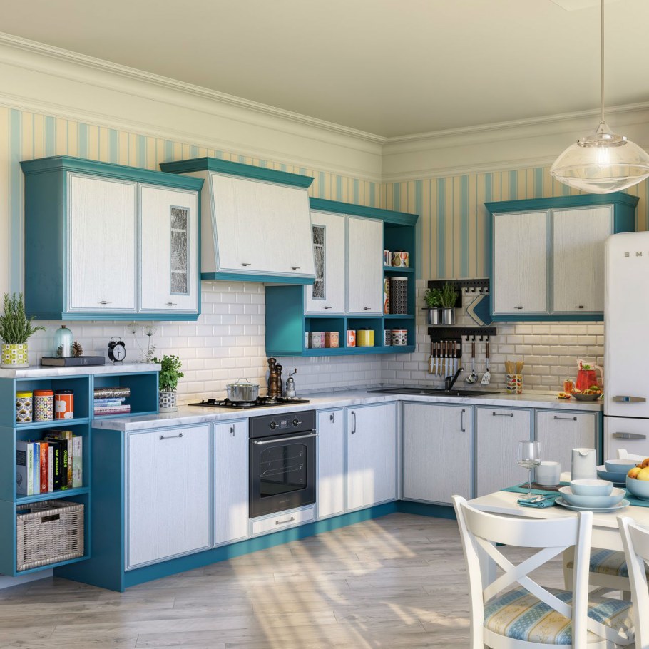 Кухни Миа Элизабет с патиной