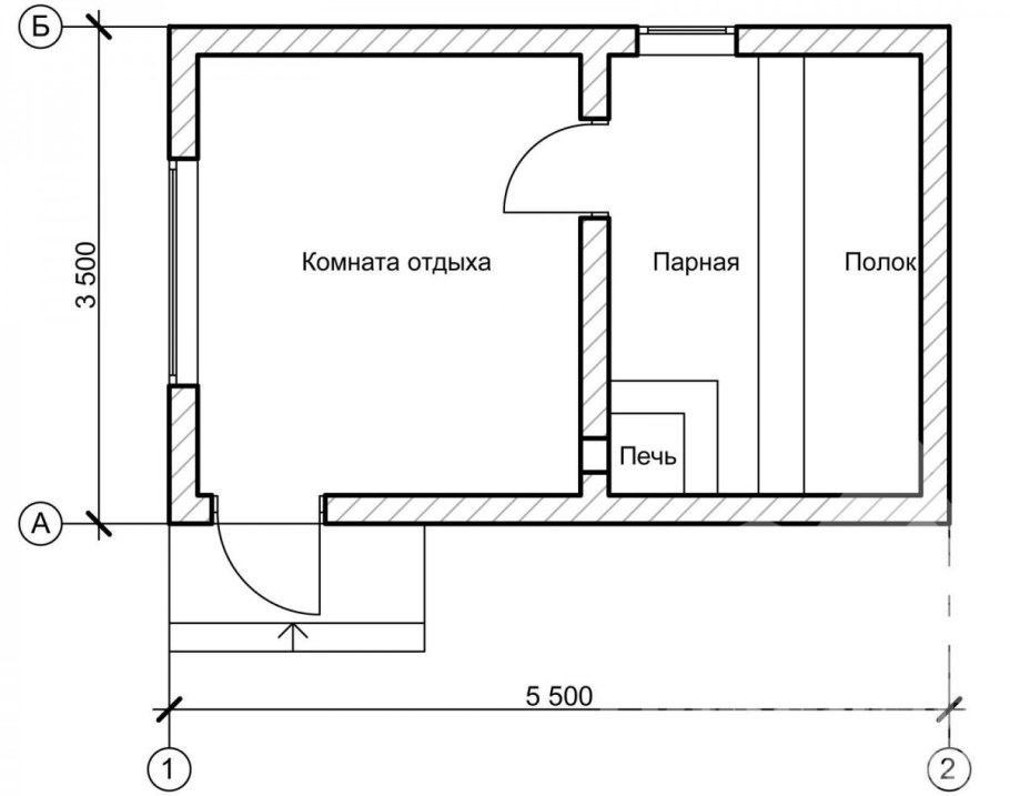 Баня Размеры планировка 3х5