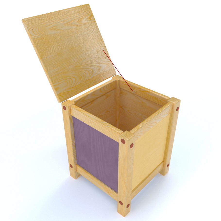 Табурет с ящиком