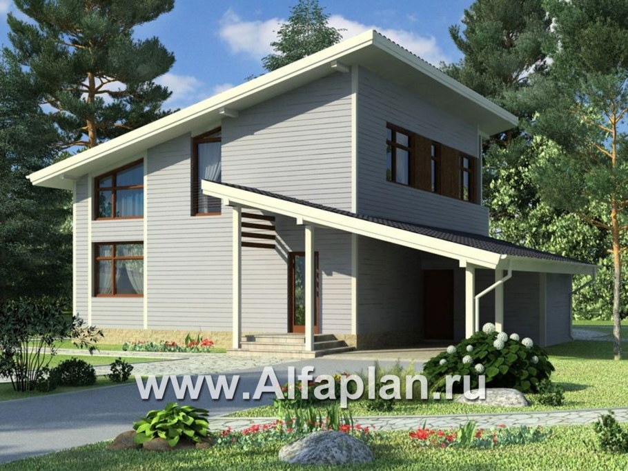 Односкатная крыша для гаража