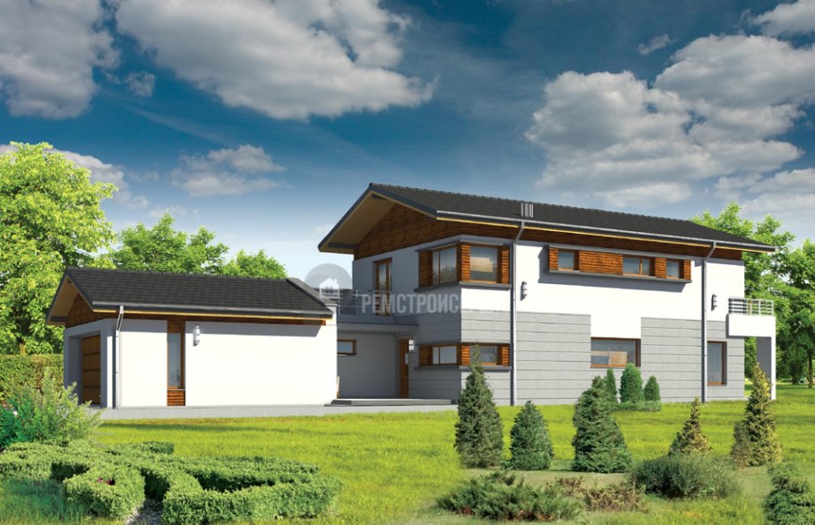 Дом z500 с мансардой