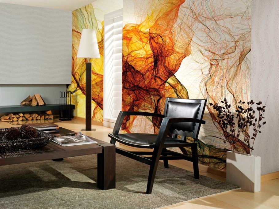 Фреска на стену абстракция