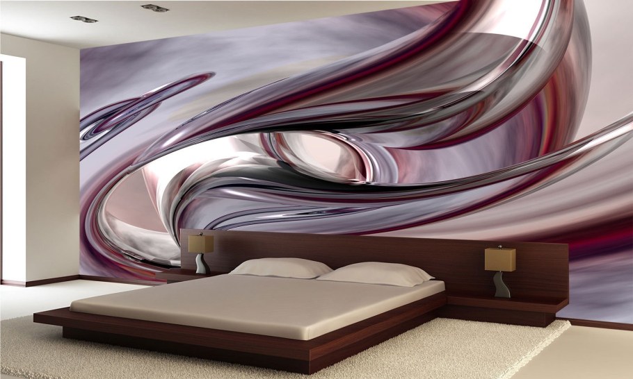 Объемные фотообои в интерьере