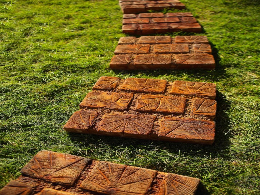 Оригинальные садовые дорожки