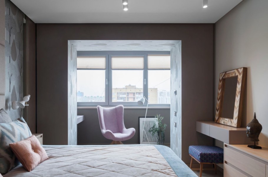 Спальня на балконе