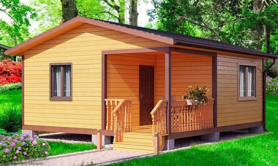 Домик времянка для дачи