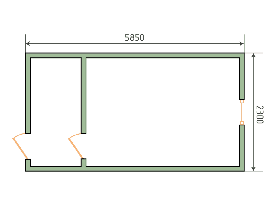 Чертежи каркасной бытовки 6х3